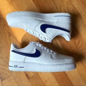air force 1 white deep royal blue